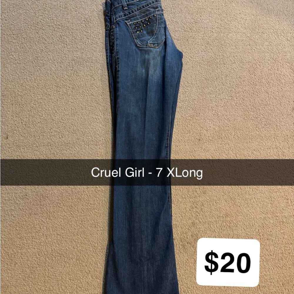 Cruel Girl Blue Boot Cut Jeans